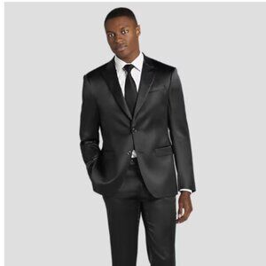 Egara Skinny Fit Shiny Suit Jacket - Size 48R   *NWT*